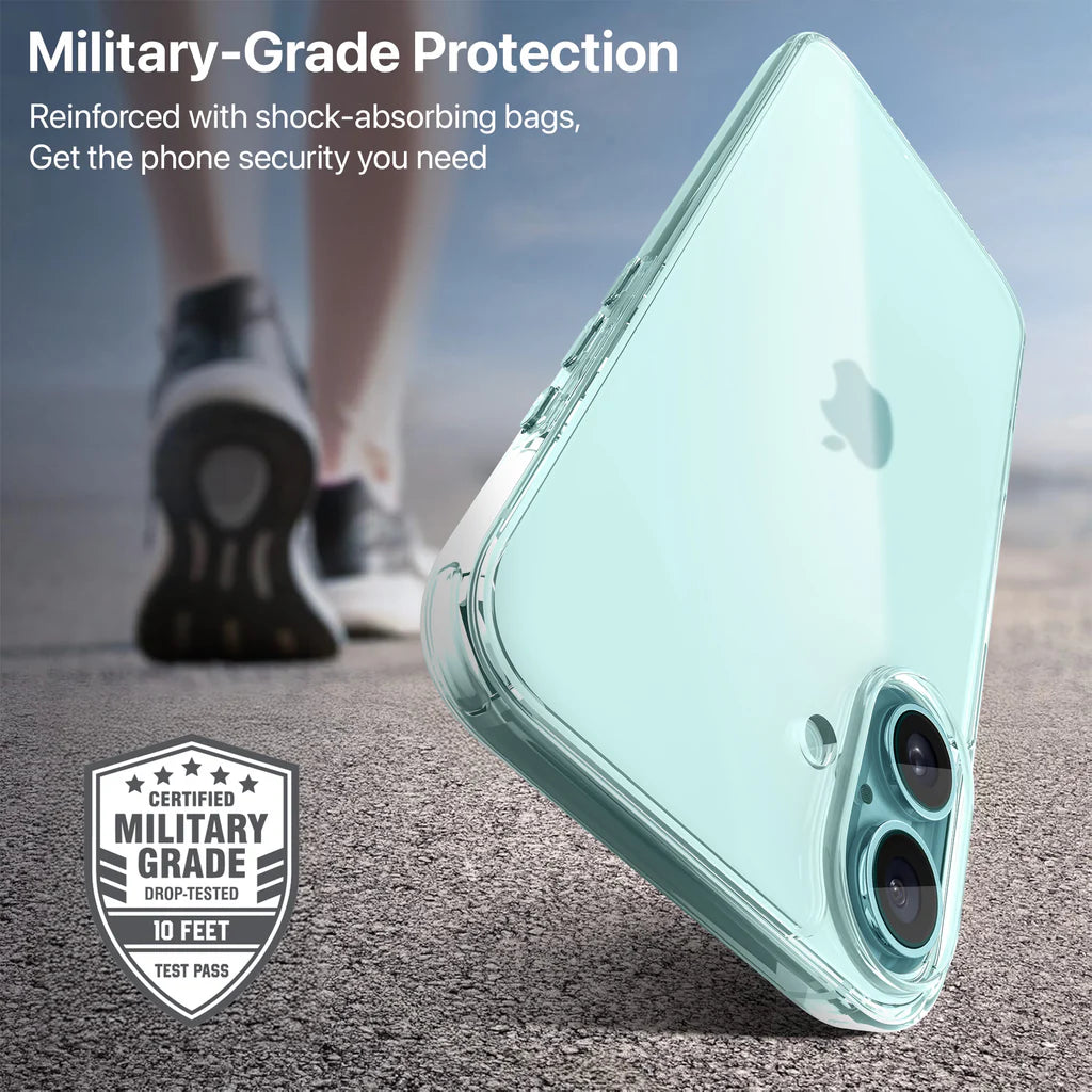iPhone 16 Glassy Series Clear Case