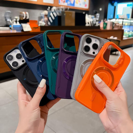 Solid Color Silicone Phone Case with Lens Holder, Extremelyt Phone Case for iPhone 16 15 14 13 12 11 Pro Max Plus